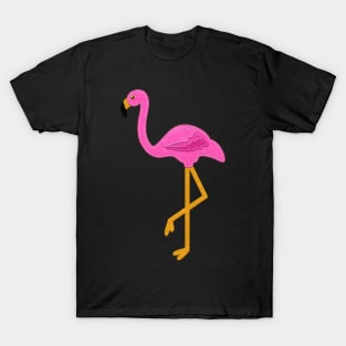 Pink Flamingo | Felt Look | Cherie's Art(c)2020 T-Shirt